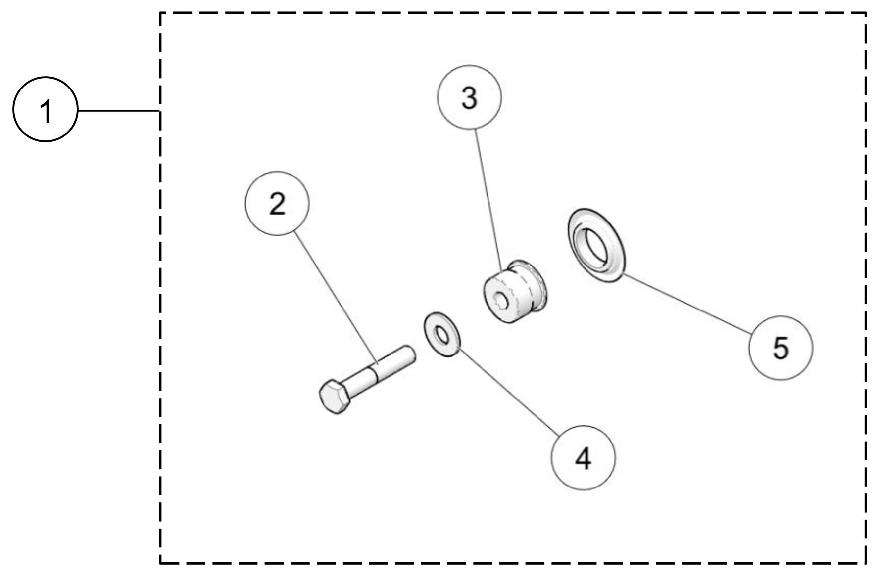 2026 X4S Bushing Kit, Rigid Suspension Parts Diagram
