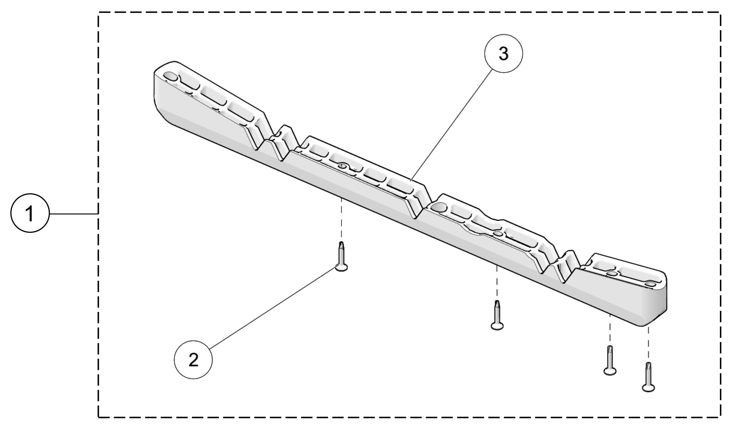 2026 X4S Track Guide Kit Parts Diagram